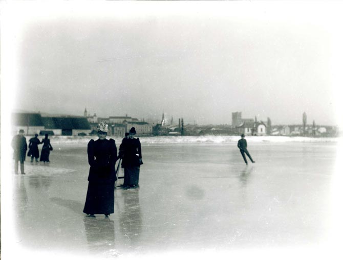Sklizalište 14. siječnja 1893. godine (Foto A. Mühlbauer,  MGZ)